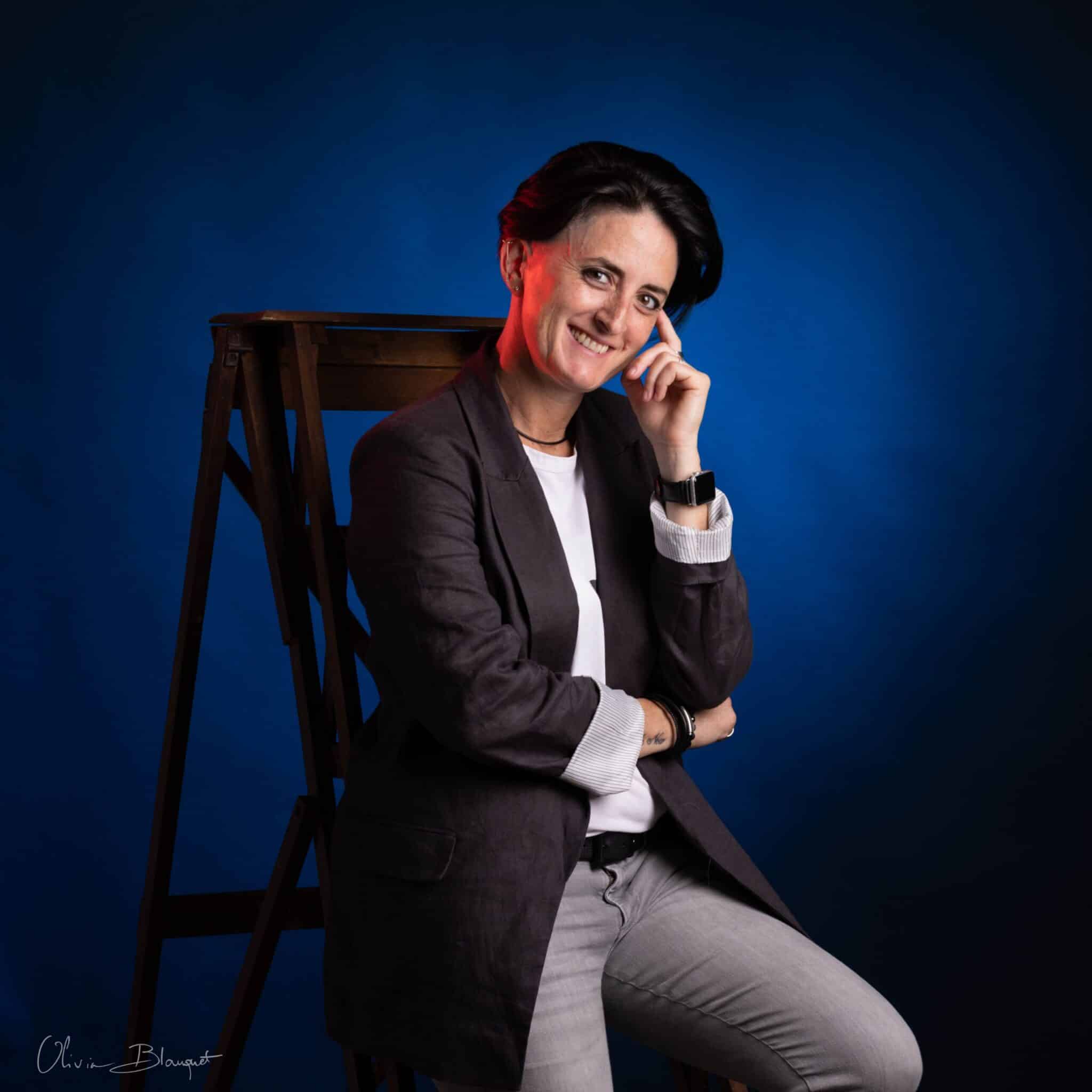 Portrait professionnel Olivia Blanquet photographe à Nice